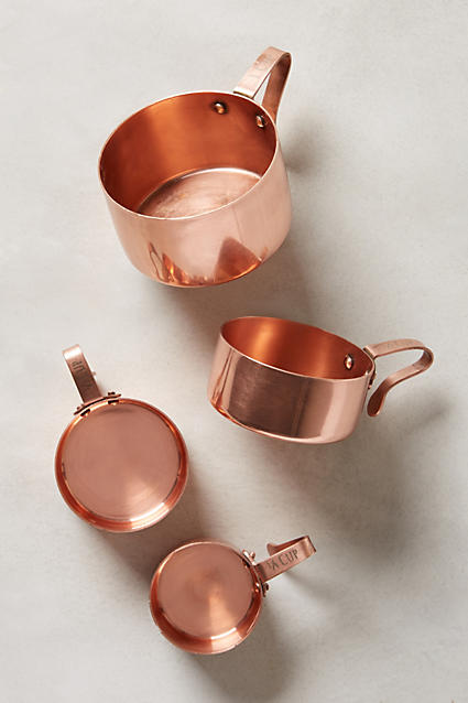 copper measuring cup
