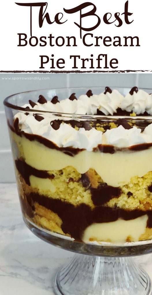 boston cream pie, holiday dessert, holiday trifle, cranberry jalapeno dip, thanksgiving dip, thanksgiving appetizer, thanksgiving recipe, christmas recipe, christmas appetizer, holiday recipe, holiday appetizer, sparrows and lily