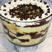 Boston Cream Pie Trifle - Sparrows + Lily