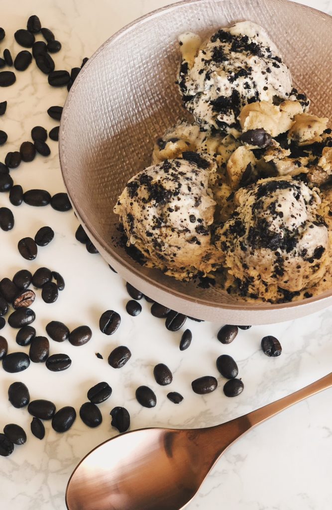 Easy Espresso Coffee Cookie Dough Ice Cream Recipe